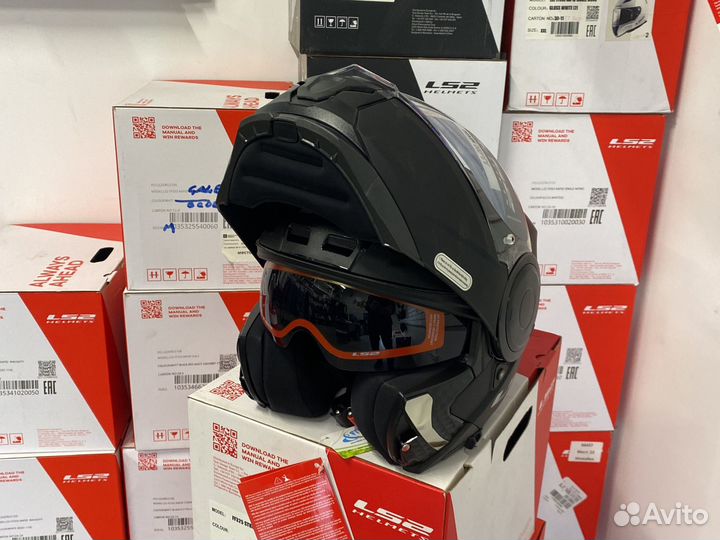 Мото шлем модуляр LS2 FF902 Scope Solid L,XL