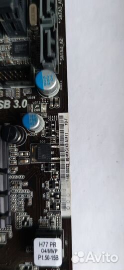Материнская плата Asrock h77 pro4