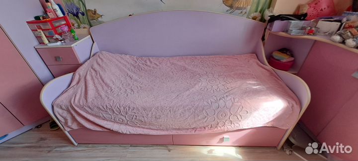 Кровать детская девочке 185х85 см