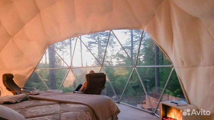 Глэмпинг-экокемпинг шатер