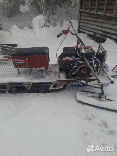 Самодельный снегоход