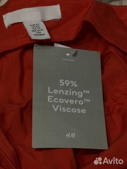 Платье красное H&M