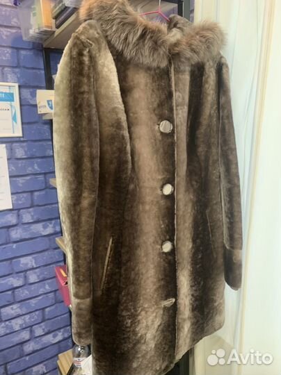 Шуба мутоновая 46-48новая