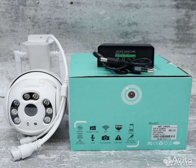 Камера видеонаблюдения wifi уличная новая
