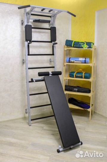 Шведская стенка с турником и брусьями, шведская ст