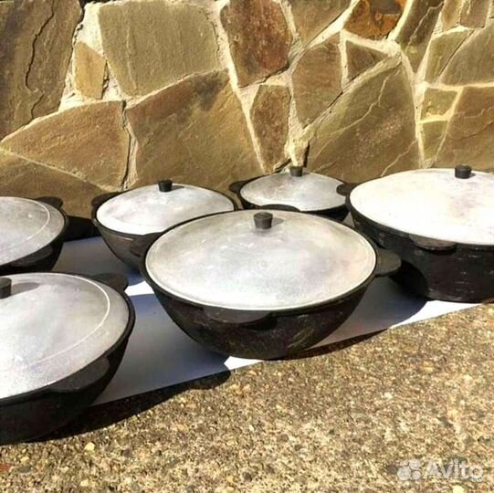 Казан чугунный узбекский