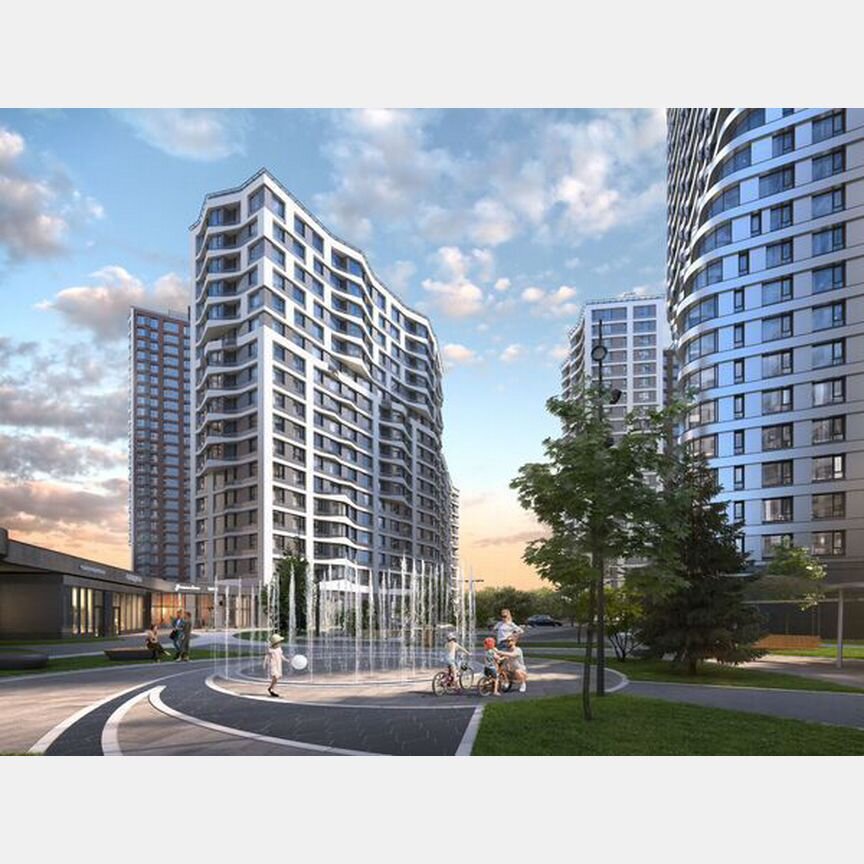 3-к. квартира, 90,7 м², 6/27 эт.