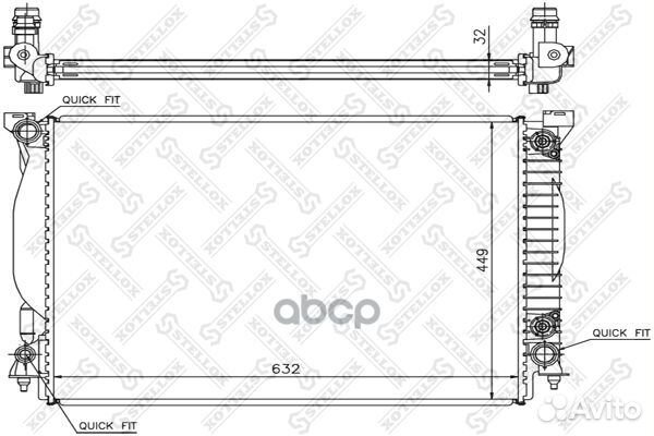 10-25517-SX радиатор системы охлаждения АКПП A