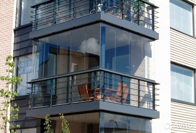 Безрамное остекление балконов и лоджий
