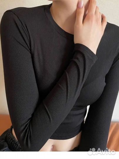 Топ с длинным рукавом