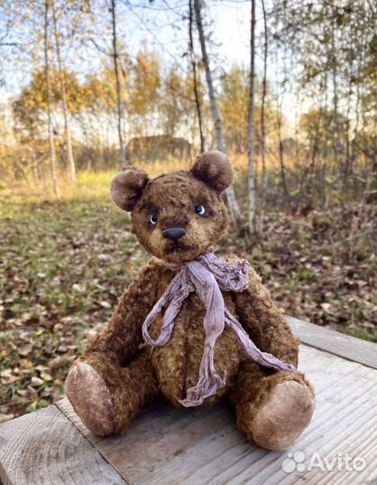 Мишка-тедди ручной работы