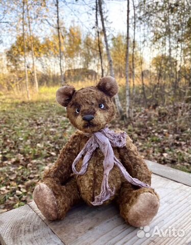 Мишка-тедди ручной работы