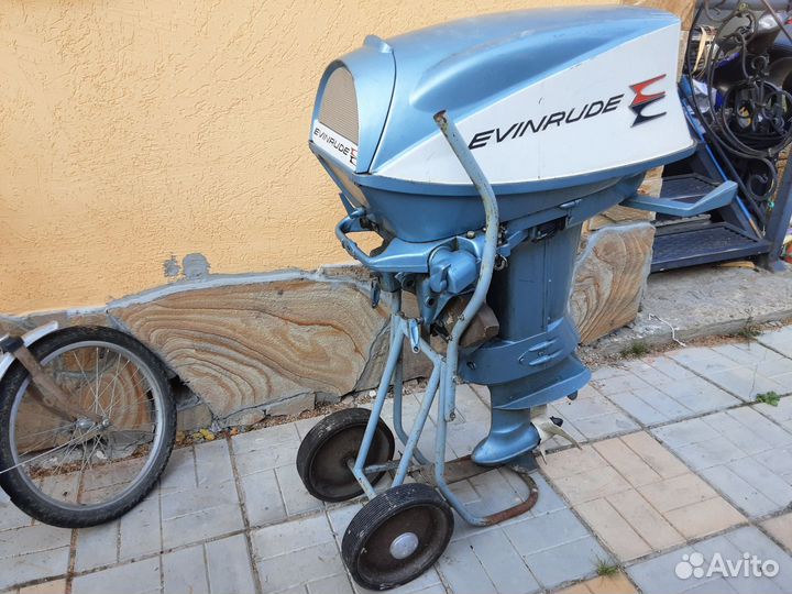 Лодочный мотор 1960 года evinrude big twin 40лс