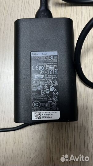 Блок питания для ноутбука dell 65W