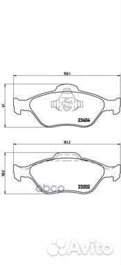 Колодки тормозные ford fiesta 9501/01/fusion