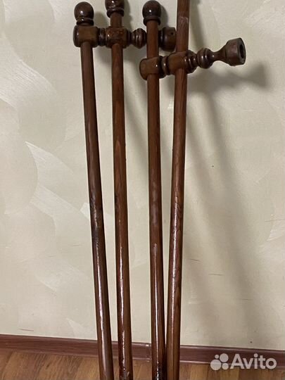 Бесплатно Карниз 3 метра деревянный