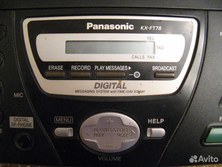 Факс/телефон Panasonic KX-FT72RU