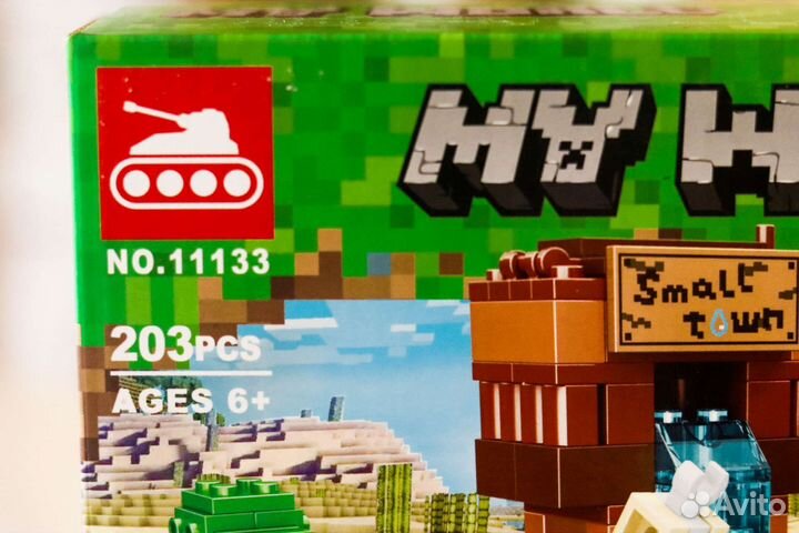 Конструктор аналог lego Minecraft