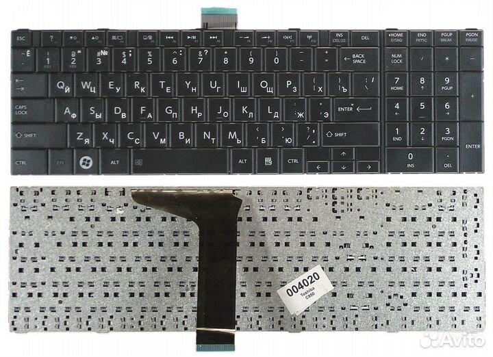 Клавиатура Toshiba Satellite C850 C870 C875 черная