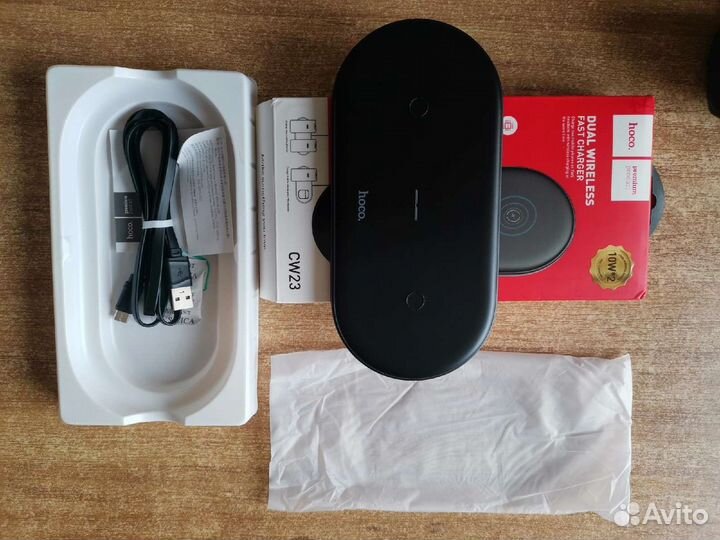 Беспроводная зарядка на 2 устройства