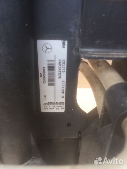 Радиатор Мерседес Спринтер W906 А9065000002