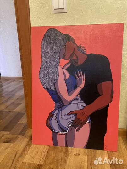 Картина маслом на холсте ручная работа