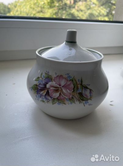 Сахарница фарфор СССР