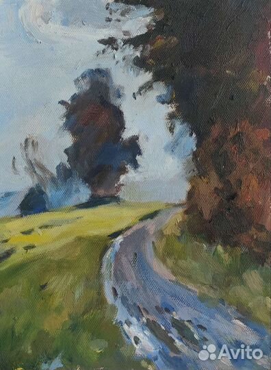 Картина маслом на холсте пейзаж