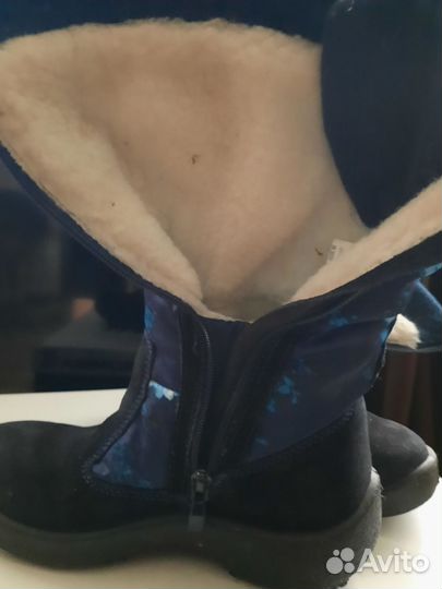 Зимние сапоги детские размер 34