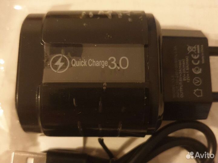 Быстрая зарядка 3А Type-C