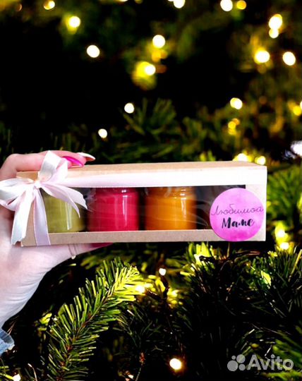 Новогодний сладкий подарочный набор