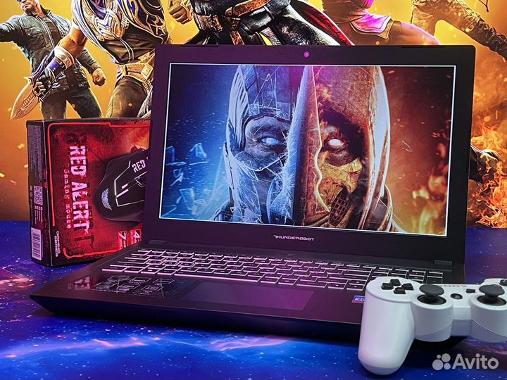 Игровой ноутбук Thunderobot i7 7700HQ + Nvidia GTX