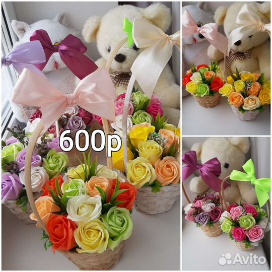 Букет из мыльных роз, подарок