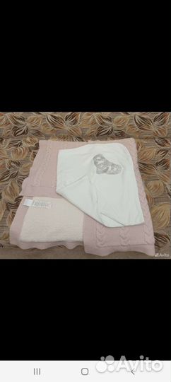 Конверт плед для выписки детский