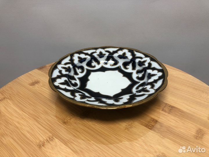 Тарелка Глубокая Пахта золото 20см