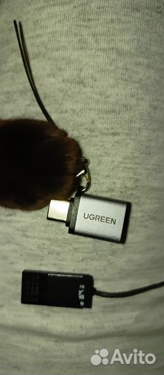 Адаптер-переходник Ugreen USB C - USB A 3.0