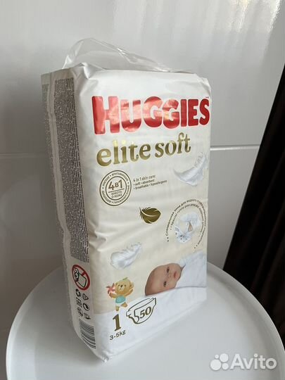 Huggies elite soft трусики 1, 3, 4