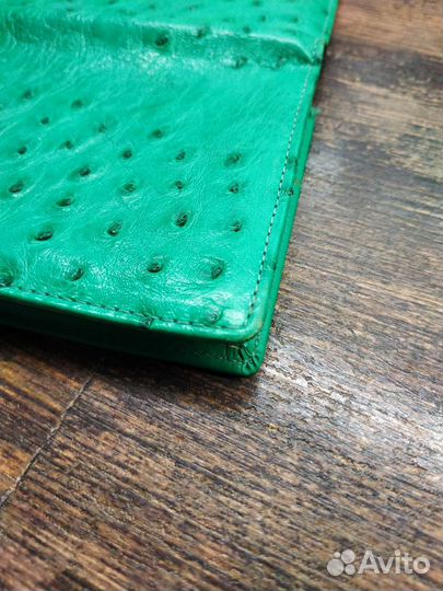 Кошелек из кожи страуса. Оригинал