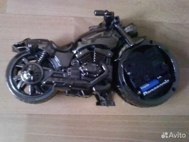 Часы будильник в виде мотоцикла