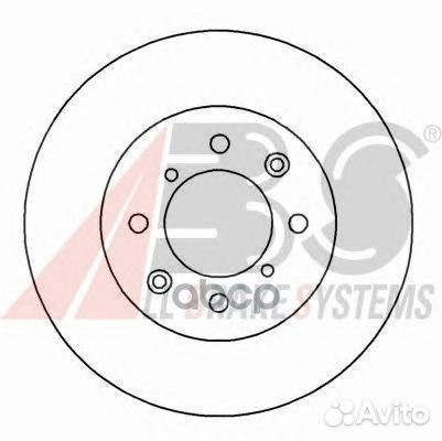 Тормозной диск ABS 16002 16002 Abs