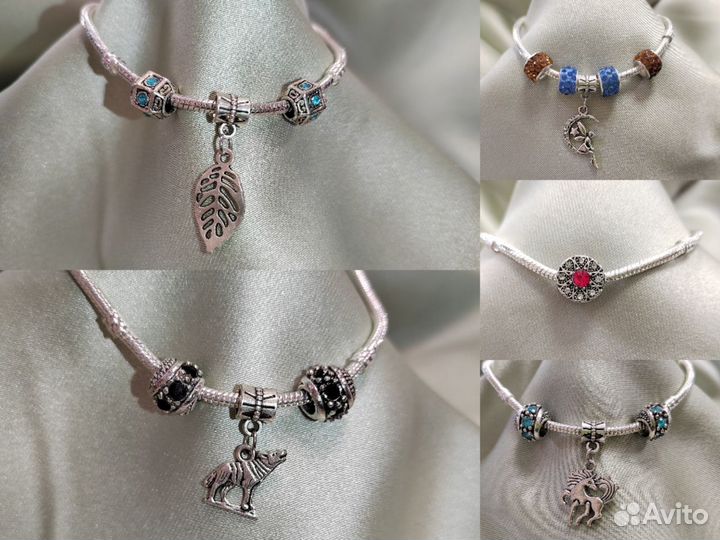 Браслет с шарми