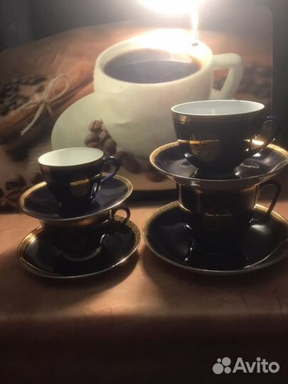 Сервиз чайный,СССР с изображением достопримечатель