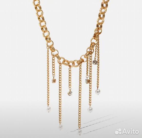 Ожерелье, чокер с подвесками