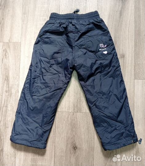 Брюки утепленные на девочку 98