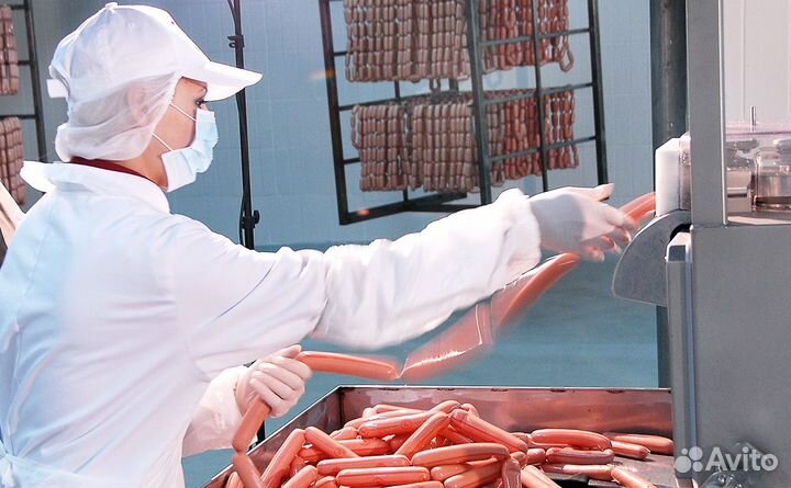 Упаковщик колбасных изд-ий И мясных П/фабр(вахта)