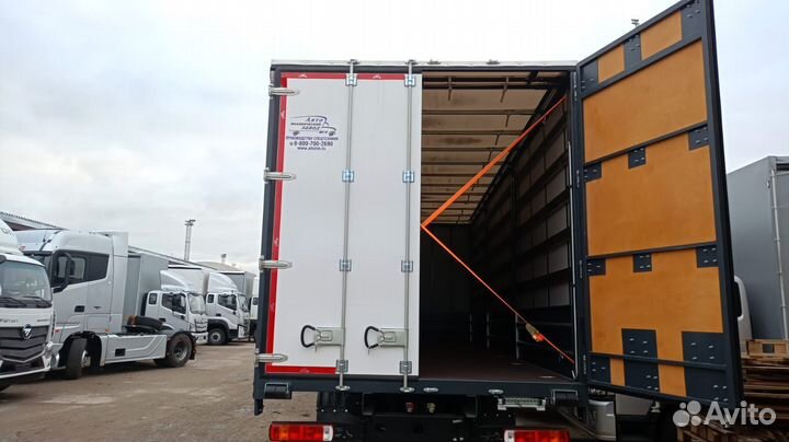 Тентованный грузовик 57 м³ Автомеханический завод на Foton M 18, 2024