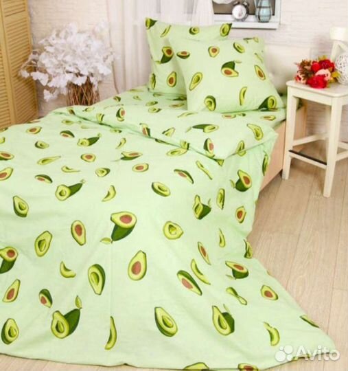 Белье постельное 1.5, 2сп, евро. Хлопок бязь