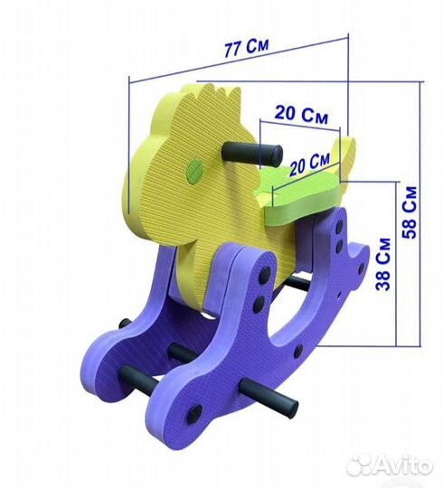 Детская качалка,машина в подаок