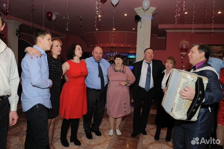 Тамада баянист на юбилей и свадьбу