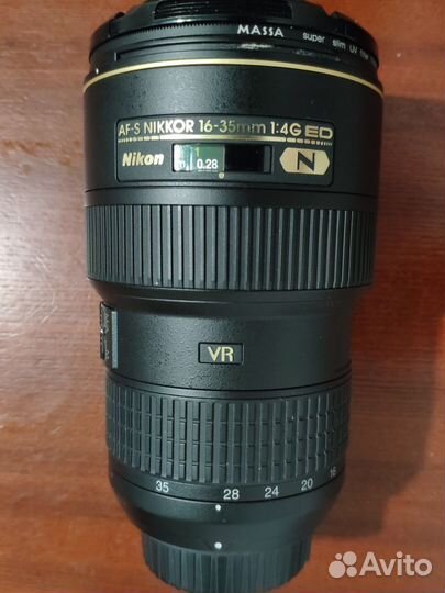 Объектив AF-S nikkor 16-35 mm f/4 G ED VR N